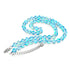 Aquamarine | Silver | Mermaid Glass Knotted Necklace